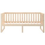 vidaXL Lit de jour sans matelas 90x190 cm bois de pin massif