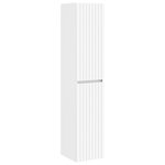 vidaXL Cabinet de Salle de Bain Mural Blanc 33 x 34 5 x 160 cm