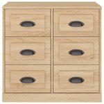vidaXL Buffet chêne sonoma 70x35 5x67 5 cm bois d'ingénierie