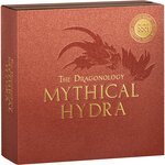 MYTHICAL HYDRA Dragonology 2 Once Argent Monnaie 2000 Francs Cameroon 2025