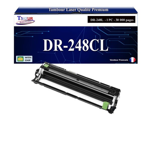 Kit Tambour compatible avec Brother DR248CL  DR-248CL pour Brother MFC-L3740CDW MFC-L3740CDWE MFC-L3760CDW MFC-L8340CDW MFC-L8390CDW