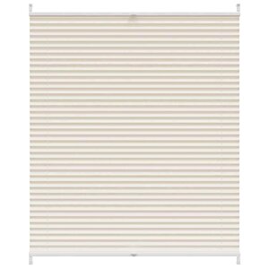 vidaXL Store plissé 100x125 cm Crème