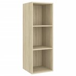 vidaXL Ensemble de meubles TV 3 Pièces Chêne sonoma Bois d'ingénierie
