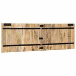 vidaXL Tête de lit 160 cm bois de manguier brut massif