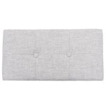 Banc banquette avec 2 poufs jacinthe d'eau gris 02_0021237