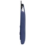 vidaXL Tête de lit suspendue Avec lumière LED Bleu police Velours
