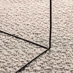 vidaXL Tapis ZIZUR crème 240x240 cm aspect de jute intérieur extérieur