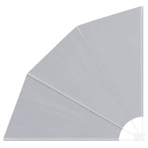 vidaXL Écran de confidentialité pour balcon Gris 160 x 160 cm tissu