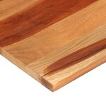 vidaXL Dessus de table 140x60x(2 5-2 7) cm Bois massif d'acacia