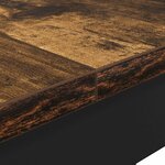 vidaXL Table de salle à manger / Table de repas MÉTAL