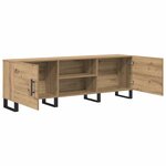 vidaXL Meuble TV Chêne artisanal 150 x 30 x 50 cm Bois d'ingénierie