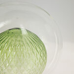 Ampoule déco led  double verre vert  g125  culot e27  4w cons. 2700k blanc chaud