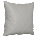 vidaXL Canapé 2 places avec oreillers gris clair 120 cm