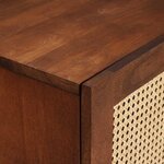 vidaXL Armoire d'évier Marron 62 x 33 x 58 cm Bois d'ingénierie