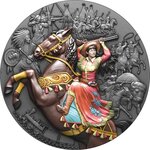 Monnaie LITTLE SURE SHOT Annie Oakley 2 Oz Argent 5$ Liberia 2026 (PRÉCOMMANDE)