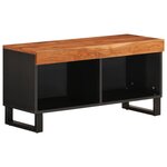 vidaXL Meuble TV 85x33x43 5 cm bois d'acacia massif