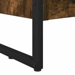 vidaXL Bibliothèque Chêne Fumé 80 x 30 x 155 cm Bois d'ingénierie