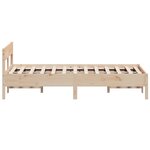 vidaXL Cadre de lit sans matelas 140x200 cm bois massif de pin