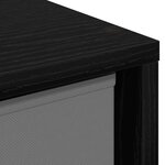 vidaXL Buffet avec tiroir Chêne noir 30 5 x 27 x 84 5 cm