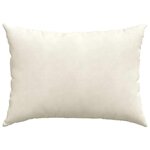 vidaXL Coussins de canapé 2 Pièces Crème 70 x 50 cm