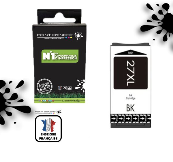 27XL - Réveil - NOIR - Grande capacité