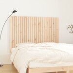 vidaXL Tête de lit murale 159 5x3x110 cm Bois massif de pin