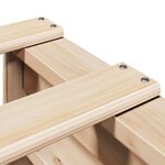 vidaXL Cadre de lit sans matelas 150x200 cm bois de pin massif
