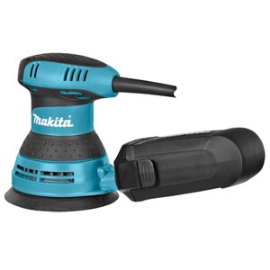 Makita Ponceuse avec sac à poussière 300 W Bleu et noir