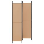 vidaXL Paravent 4 panneaux Beige 200 x 220 cm Tissu