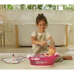 Smoby baignoire de bébé-poupée 2 en 1 avec accessoires