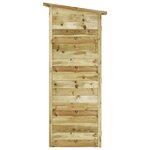 vidaXL Abri à outils de jardin Pinède imprégnée 182x76x175 cm
