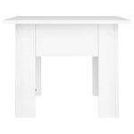 vidaXL Table basse blanc 55x55x42 cm bois d'ingénierie
