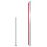 vidaXL Auvent latéral rétractable 160 x 500 cm Rouge