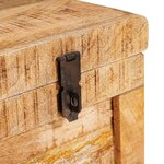 vidaXL Boîte de Rangement 70 x 35 x 40 cm bois de manguier massif