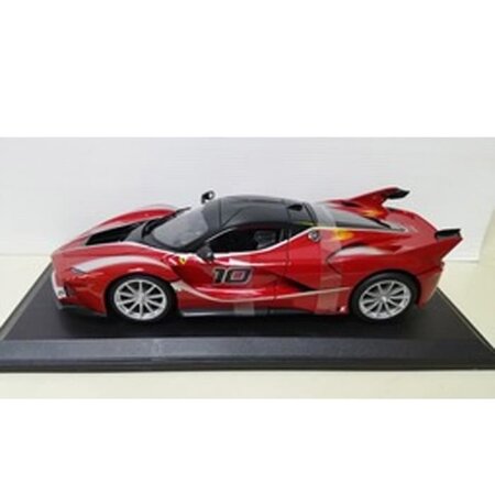BBURAGO Véhicule miniature Ferrari en métal FXXK Rouge a l'échelle 1/18eme