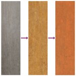 vidaXL Panneaux de toiture 12 Pièces rouillé 100x44 cm Acier corten