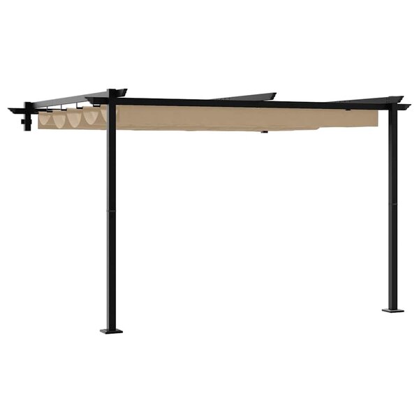 vidaXL Pavillon 300 x 300 x 200 cm Taupe Polyester