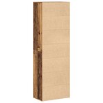 vidaXL Highboard Bois Ancien 60x35x180 cm Bois Ingénierie