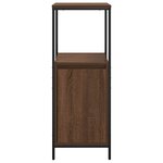 vidaXL Meuble de salle de bain avec étagères chêne marron 36x35x95 cm