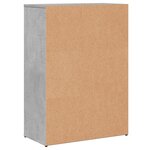 vidaXL Buffets 2 Pièces gris béton 60x30x84 cm bois d'ingénierie