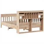 vidaXL Cadre de lit sans matelas 140x190 cm bois de pin massif