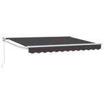 vidaXL Auvent rétractable Anthracite 3 5 x 2 m