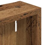 vidaXL Armoire murale de salle de bain Bois ancien 20 x 10 x 50 cm
