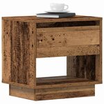 vidaXL Table de nuit Bois ancien 45 x 34 x 44 cm Bois d'ingénierie