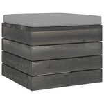 Vidaxl salon palette de jardin 7 pièces avec coussins bois de pin massif