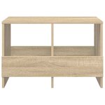 vidaXL Étagère à magazines Chêne Sonoma 68 5 x 30 x 45 cm