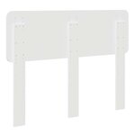 vidaXL Tête de lit avec tête de lit Blanc 135 cm Bois d'ingénierie