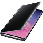 Samsung clear view cover s10+ noir