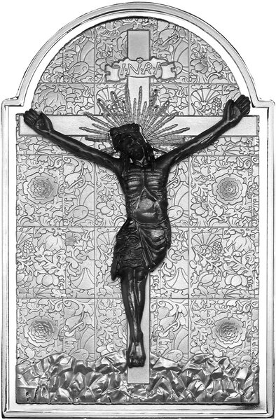 Pièce de monnaie en Argent 1000 Francs g 15.57 (1/2 oz) Millésime 2026 CRUCIFIX 1/2