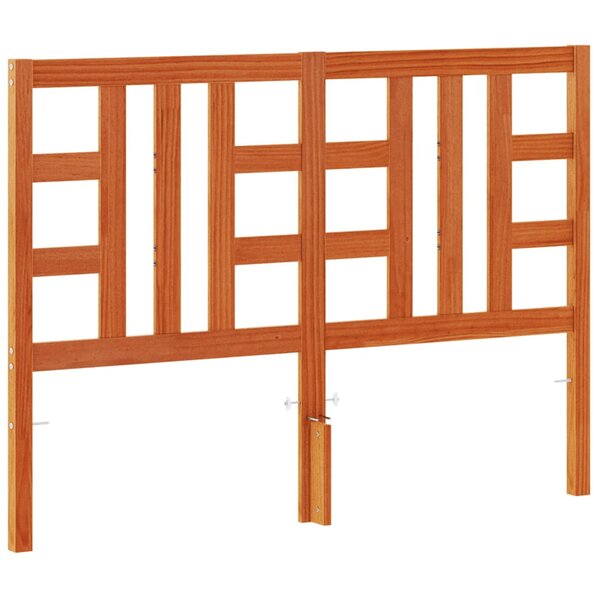 vidaXL Tête de lit cire marron 150 cm bois massif de pin